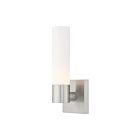Livex Lighting Aero 10101-91 60W 1-Lumière Nickel brossé Applique Murale