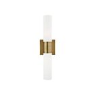 Livex Lighting 10102-01 Aero 2-Lumières 120W Laiton antique Luminaire de vanité