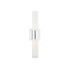 Livex Lighting 10102-05 Aero 2-Lumières 120W Chrome poli Luminaire de vanité