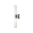Livex Lighting 10102-91 Aero 2-Lumières 120W Nickel brossé Luminaire de vanité