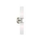 Livex Lighting 10104-91 Aero 2-Lumières 120W Nickel brossé Luminaire de vanité