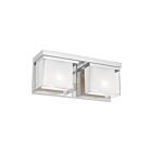 Livex Lighting 10122-05 Duval 2-Lumières 120W Chrome poli Luminaire de vanité