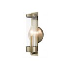 Livex Lighting Castleton 10141-01 60W 1-Lumière Laiton antique Applique Murale
