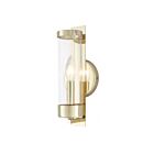 Livex Lighting Castleton 10141-02 60W 1-Lumière Laiton poli Applique Murale