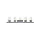 Livex Lighting 10155-05 Harding 5-Lights 500W Chrome poli Luminaire de vanité