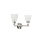 Livex Lighting 1022-05 Classic 2-Lights 200W Chrome poli Luminaire de vanité