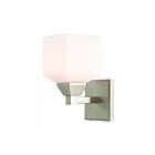 Livex Lighting Aragon 10281-91 100W 1-Lumière Nickel brossé Applique Murale