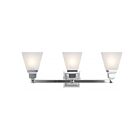 Livex Lighting 1033-05 Mission 3-Lights 300W Chrome poli Luminaire de vanité