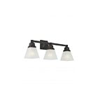 Livex Lighting 1033-07 Mission 3-Lights 300W Bronze Luminaire de vanité