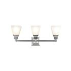 Livex Lighting 1033-91 Mission 3-Lights 300W Nickel brossé Luminaire de vanité