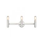 Livex Lighting 10343-05 Copenhagen 3-Lights 180W Chrome poli Luminaire de vanité