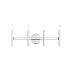 Livex Lighting 10344-05 Copenhagen 4-Lights 240W Chrome poli Luminaire de vanité