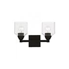 Livex Lighting 10382-04 Aragon 2-Lights 200W Noir Luminaire de vanité
