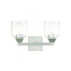 Livex Lighting 10382-05 Aragon 2-Lights 200W Chrome poli Luminaire de vanité