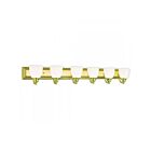 Livex Lighting 10506-02 Springfield 6-Lights 600W Laiton poli Luminaire de vanité