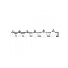 Livex Lighting 10506-05 Springfield 6-Lights 600W Chrome poli Luminaire de vanité