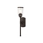 Livex Lighting Lawrenceville 10511-07 100W 1-Lumière Bronze Applique Murale