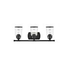 Livex Lighting 10513-04 Lawrenceville 3-Lights 300W Noir Luminaire de vanité