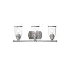 Livex Lighting 10513-05 Lawrenceville 3-Lights 300W Chrome poli Luminaire de vanité