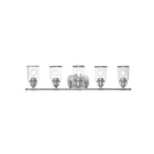 Livex Lighting 10515-05 Lawrenceville 5-Lights 500W Chrome poli Luminaire de vanité