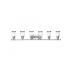 Livex Lighting 10516-05 Lawrenceville 6-Lights 600W Chrome poli Luminaire de vanité