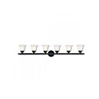 Livex Lighting 1066-07 Neptune 6-Lights 600W Bronze Luminaire de vanité