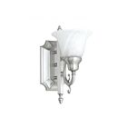 Livex Lighting 1281-91 Regency 1-Light 100W Nickel brossé Luminaire de vanité