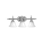 Livex Lighting 1283-05 Regency 3-Lights 300W Chrome poli Luminaire de vanité