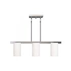 Livex Lighting 1326-91 Astoria 3-lumières 300W Nickel brossé Lustre