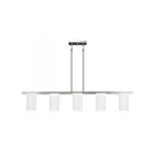 Livex Lighting 1327-91 Astoria 5-lumières 500W Nickel brossé Lustre