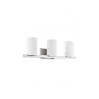 Livex Lighting 1333-05 Astoria 3-Lights 300W Chrome poli Luminaire de vanité