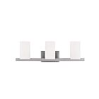 Livex Lighting 1333-91 Astoria 3-Lights 300W Nickel brossé Luminaire de vanité