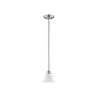 Livex Lighting 1340-91 Essex 1-Lumière 100W Nickel brossé Suspendu