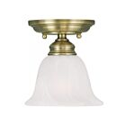 Livex Lighting Essex 1350-01 1-Lumière 60W Luminaire de plafond