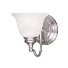 Livex Lighting 1351-91 Essex 1-Light 100W Nickel brossé Luminaire de vanité