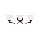 Livex Lighting 1353-07 Essex 3-Lights 300W Bronze Luminaire de vanité