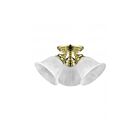 Livex Lighting Essex 1358-02 3-Lumières 180W Laiton poli Plafonnier Semi Encastré