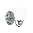 Livex Lighting Somerville 13671-05 100W 1-Lumière Chrome poli Applique Murale
