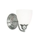 Livex Lighting Somerville 13671-91 100W 1-Lumière Nickel brossé Applique Murale