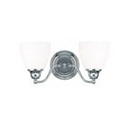 Livex Lighting 13672-05 Somerville 2-Lights 200W Chrome poli Luminaire de vanité