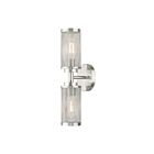 Livex Lighting Industro 14122-91 120W 2-Lumières Nickel brossé Applique Murale