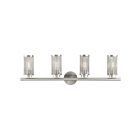 Livex Lighting 14124-91 Industro 4-Lights 240W Nickel brossé Luminaire de vanité