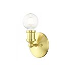 Livex Lighting Lansdale 14420-12 1-Lumière 60W Laiton satiné Luminaire de vanité