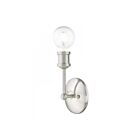Livex Lighting Lansdale 14429-91 1-Lumière 60W Nickel brossé Luminaire de vanité