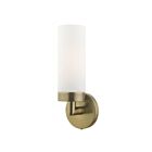 Livex Lighting Aero 15071-01 60W 1-Lumière Laiton antique Applique Murale
