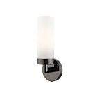 Livex Lighting Aero 15071-46 60W 1-Lumière Chromé noir Applique Murale