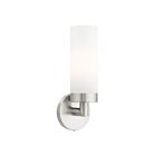 Livex Lighting Aero 15071-91 60W 1-Lumière Nickel brossé Applique Murale