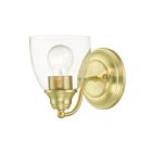 Livex Lighting 15131-12 Montgomery 1-Light 100W Laiton satiné Luminaire de vanité