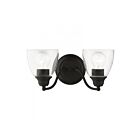 Livex Lighting 15132-04 Montgomery 2-Lights 200W Noir Luminaire de vanité