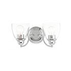 Livex Lighting 15132-05 Montgomery 2-Lights 200W Chrome poli Luminaire de vanité